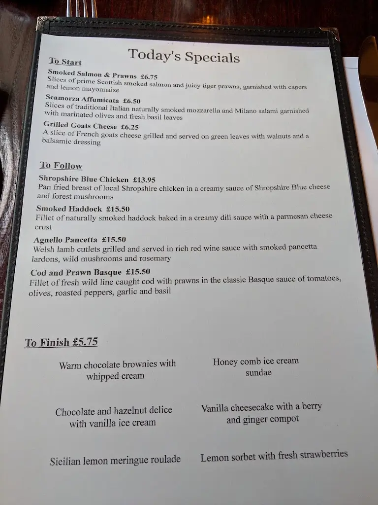 Menu_D’arcys At The Station_Broseley_image_1