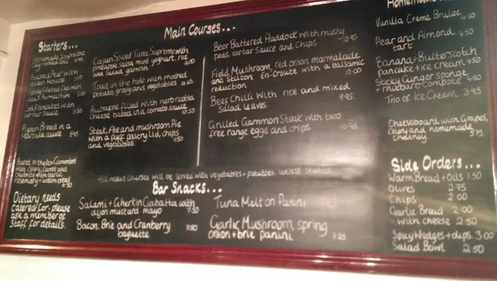 Menu_The Golden Ball Inn_Broseley_image_4