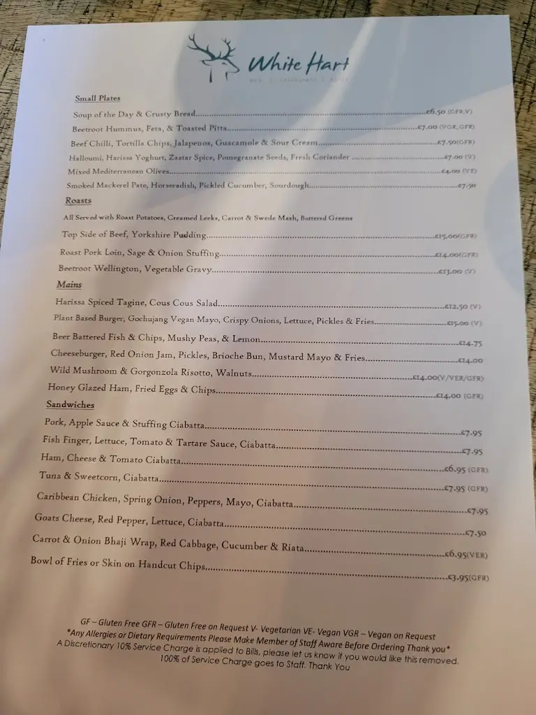 Menu_White Hart_Broseley_image_1