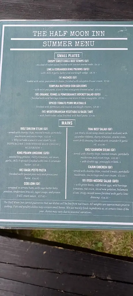 Menu_The Half Moon Inn_Broseley_image_4