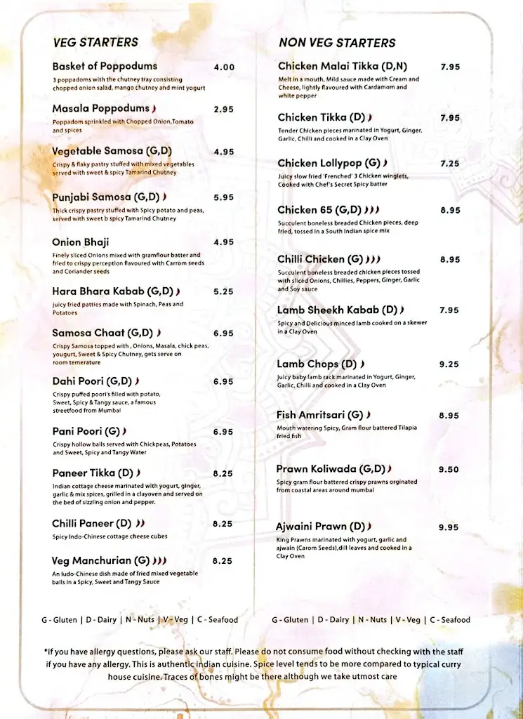 Menu_Spice Route Andover_Andover_image_4