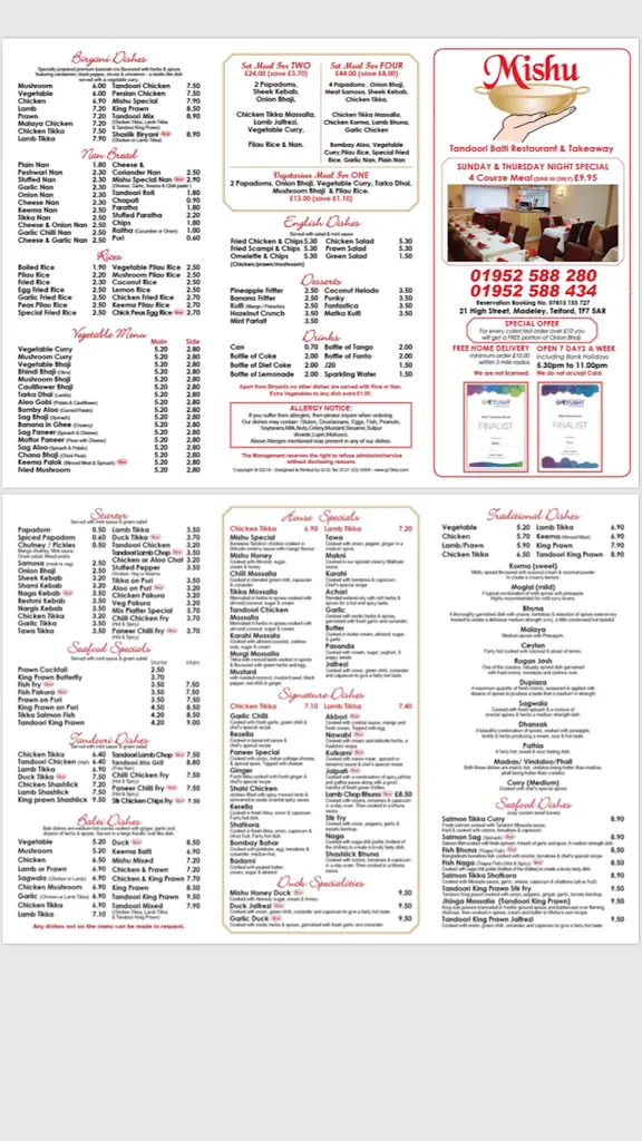Menu_Mishu Tandoori Balti Restaurant & Takeaway_Broseley_image_2