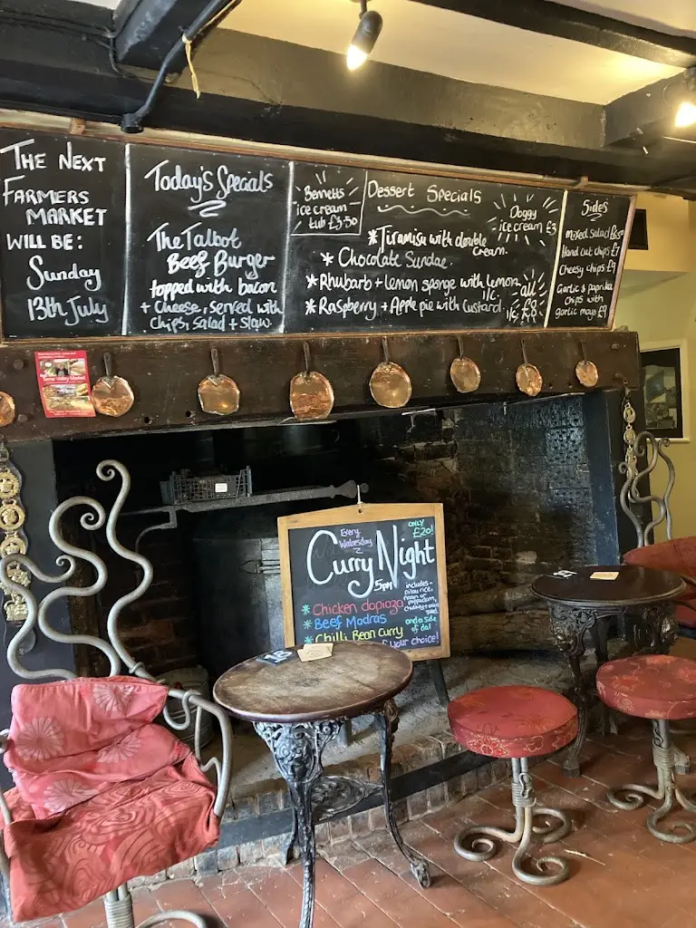 Menu_The Talbot at Knightwick_Bromyard_image_2