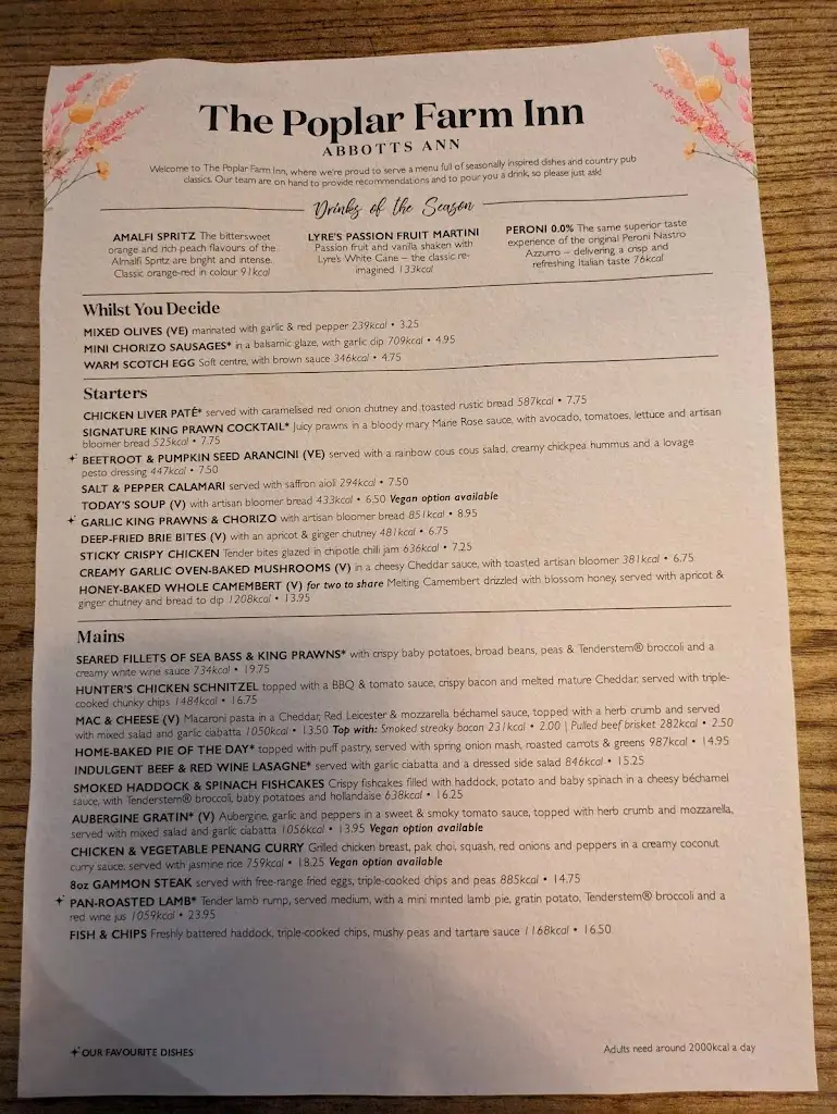 Menu_The Poplar Farm_Anna Valley_image_2