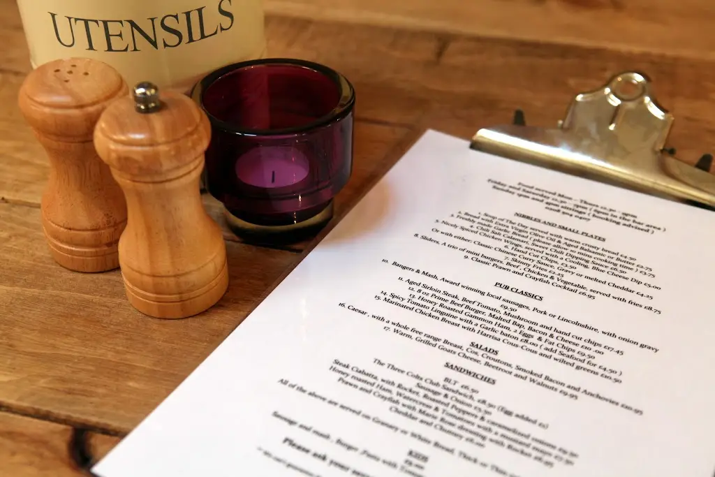 Menu_The Three Colts_Buckhurst Hill_image_2