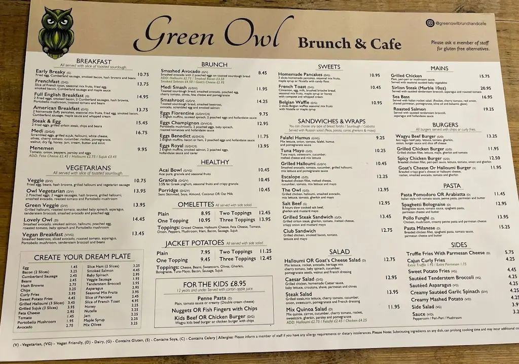 Menu_Green Owl Brunch & Café Buckhurst Hill_Buckhurst Hill_image_2