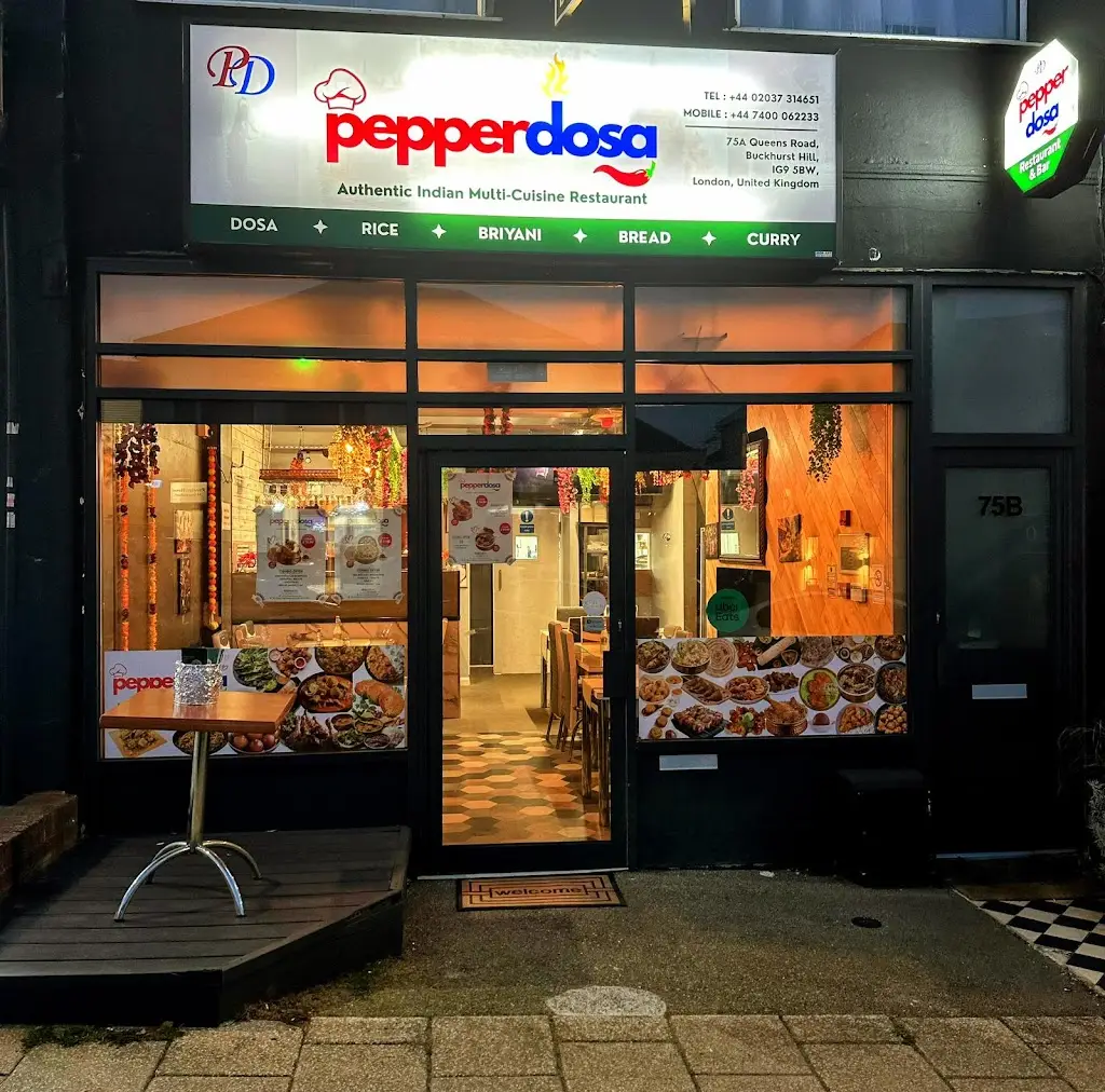 Pepperdosa restaurant in Buckhurst Hill
