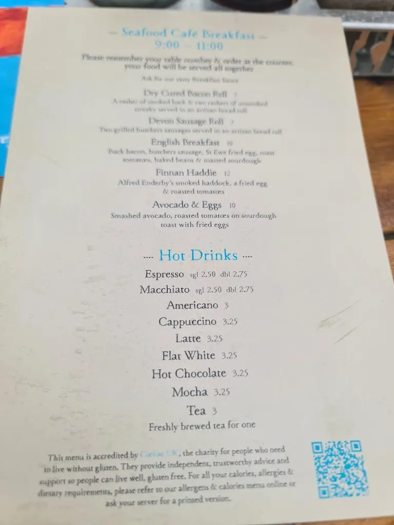 Menu_Rockfish Seafood Café_Budleigh Salterton_immagine_1