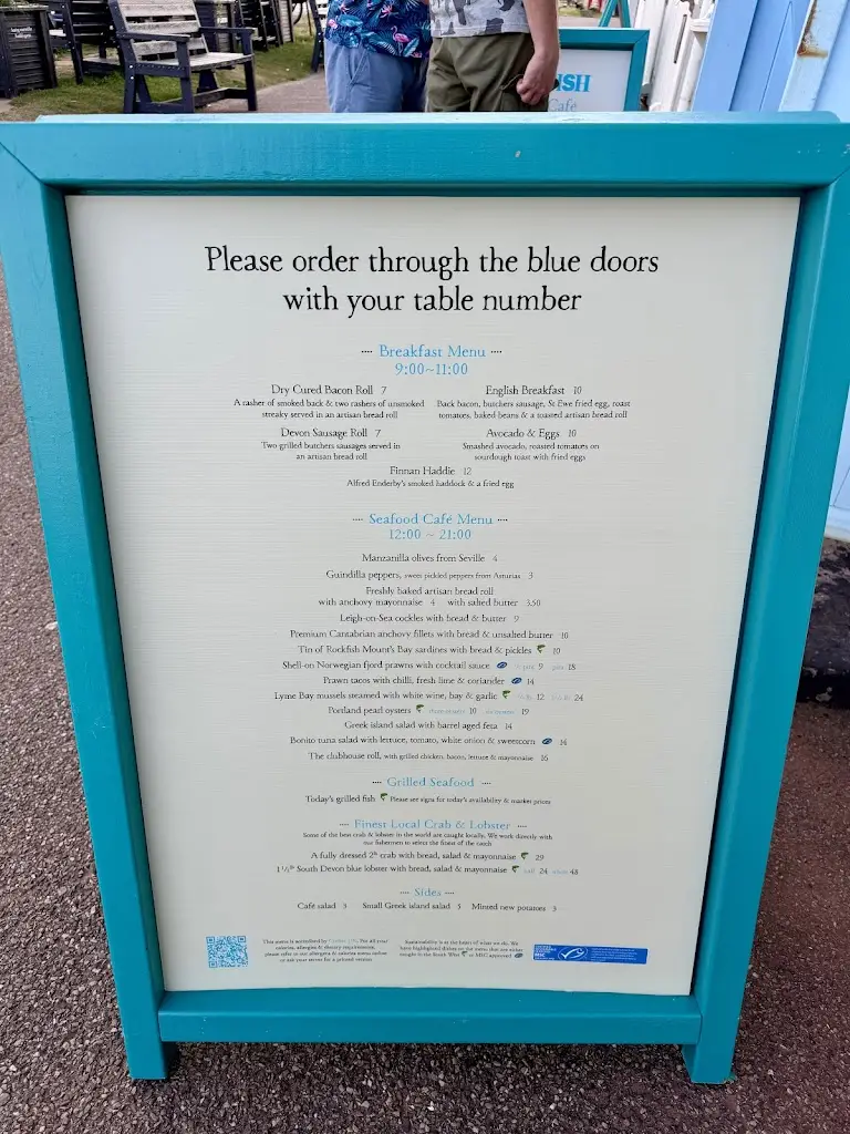 Menu_Rockfish Seafood Café_Budleigh Salterton_immagine_2