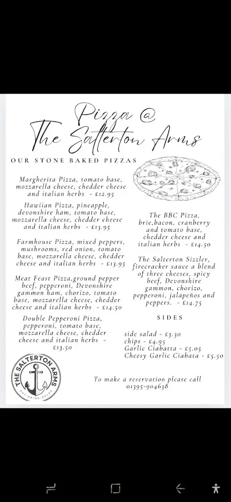 Menu_The Salterton Arms_Budleigh Salterton_image_1