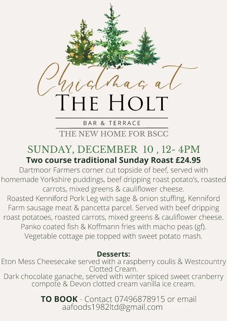 Menu_The Holt Bar and Terrace_Budleigh Salterton_image_1