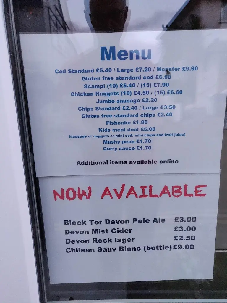 Menu_Budleigh Fish & Chips_Budleigh Salterton_image_1