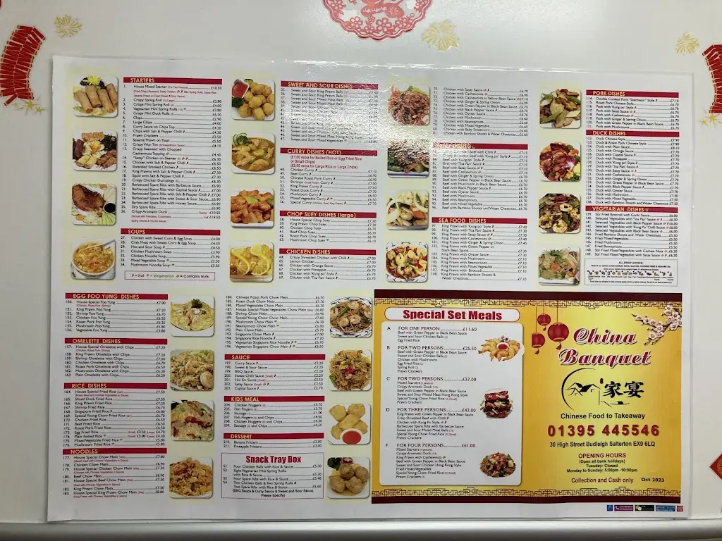 Menu_China Banquet_Budleigh Salterton_image_1