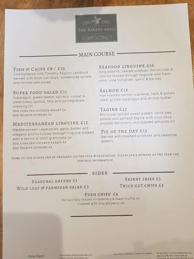 Menu_The Bakers Arms Bugbrooke_Bugbrooke_image_2