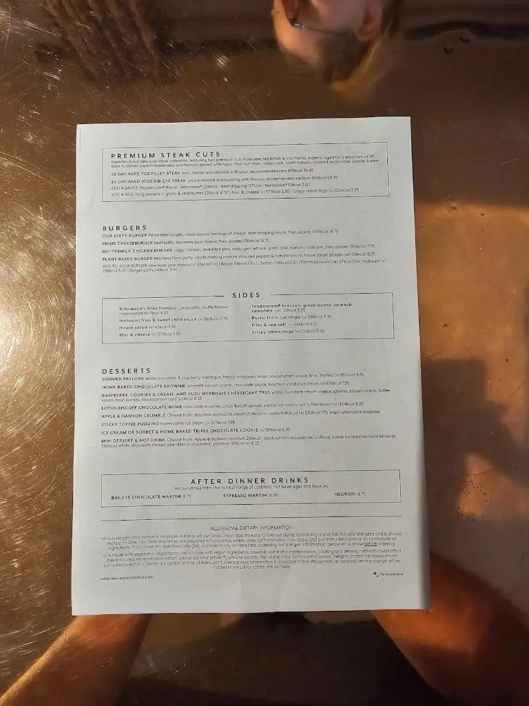 Menu_Cromwell Cottage Northampton_Bugbrooke_image_3