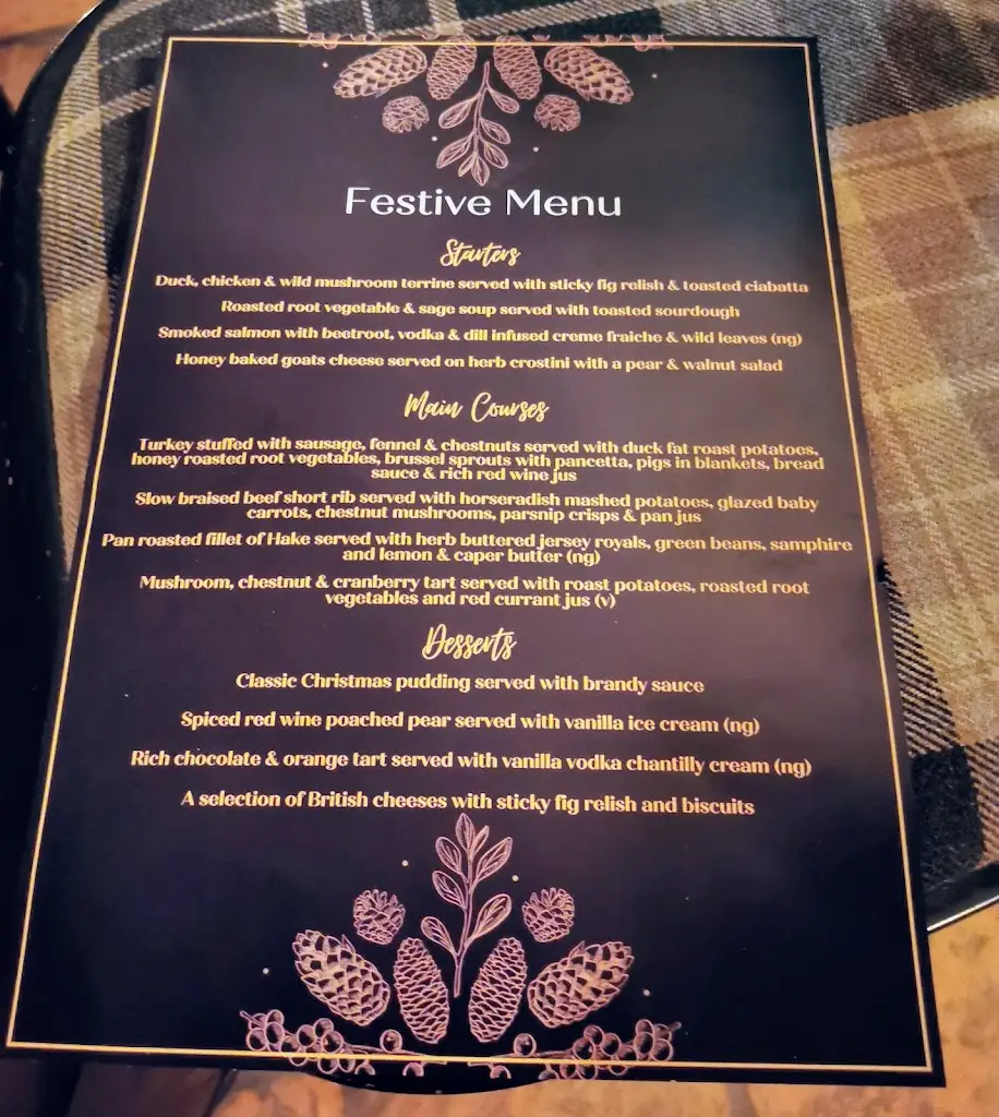 Menu_The Saracen's Head_Bugbrooke_image_2