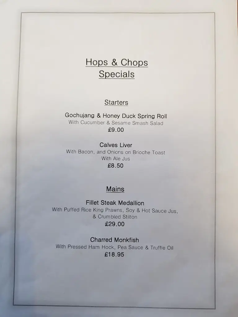 Menu_Hops and Chops_Bugbrooke_image_3