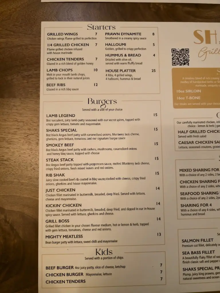 Menu_Shak’s Grill House_Bugbrooke_image_3