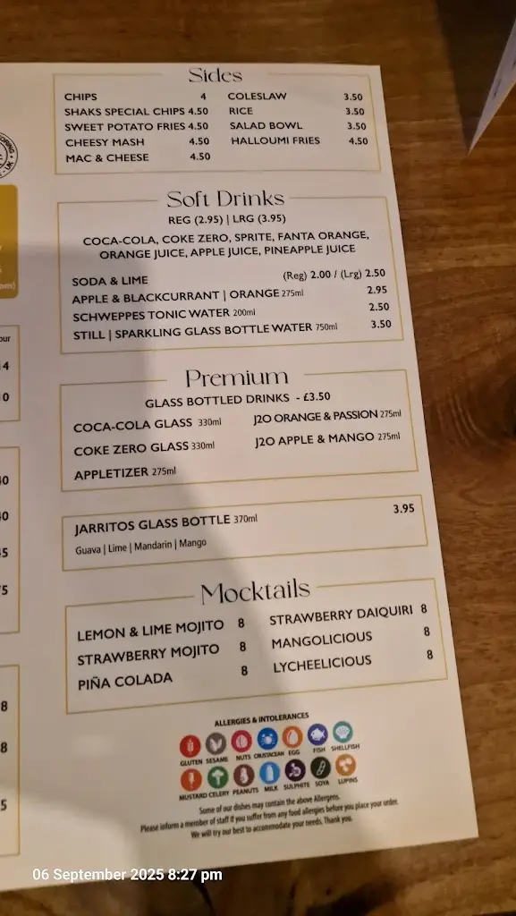 Menu_Shak’s Grill House_Bugbrooke_image_4