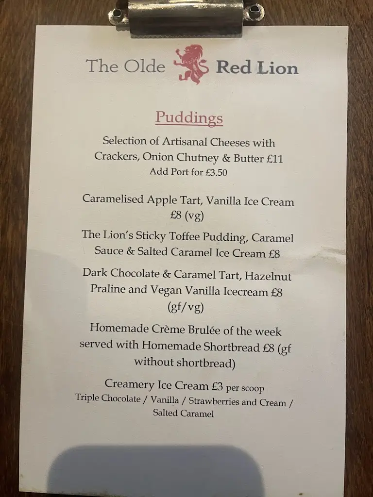 Menu_Olde Red Lion_Bugbrooke_image_3