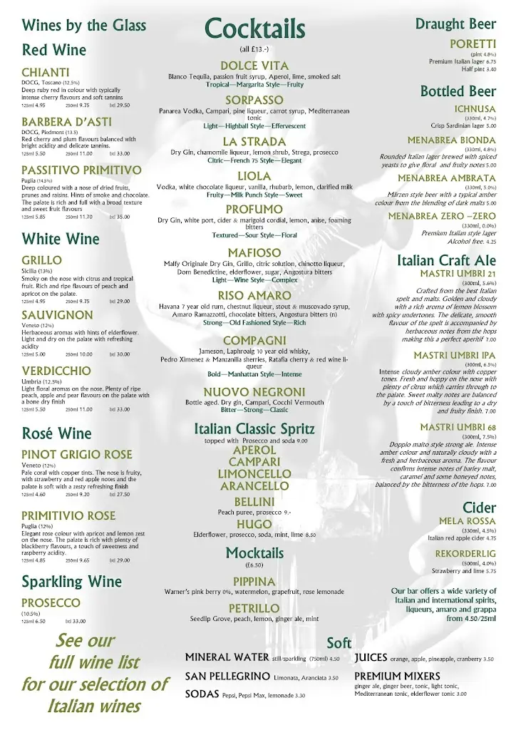 Menu_Nuovo Restaurant_Bugbrooke_image_1