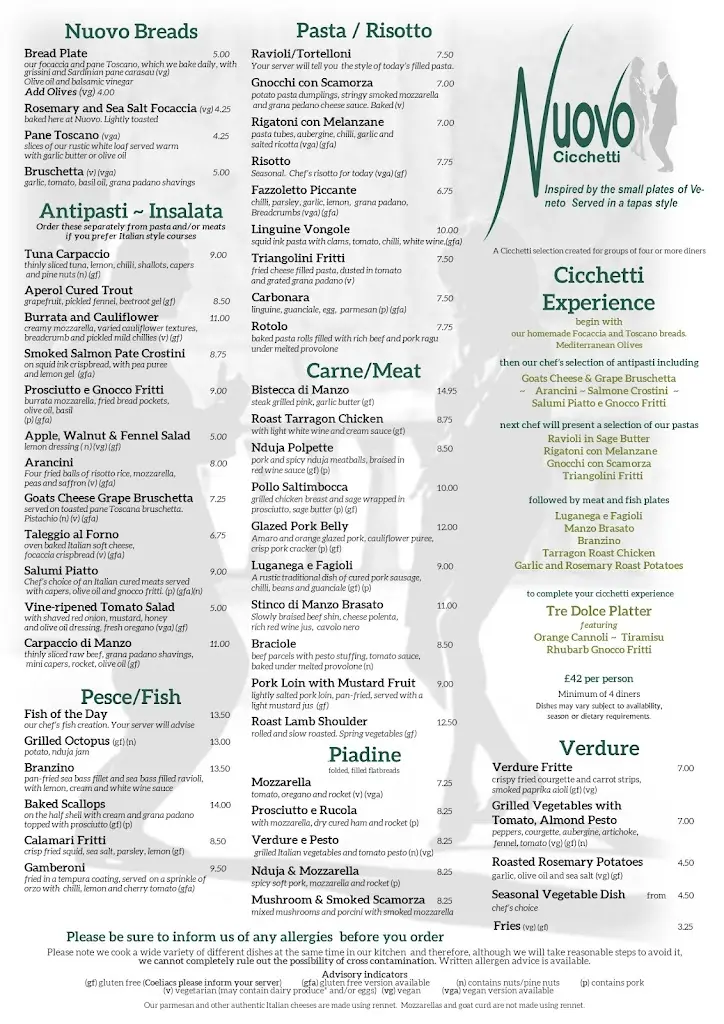 Menu_Nuovo Restaurant_Bugbrooke_image_2