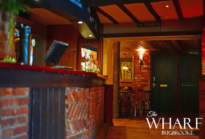 The Wharf restaurant in Bugbrooke