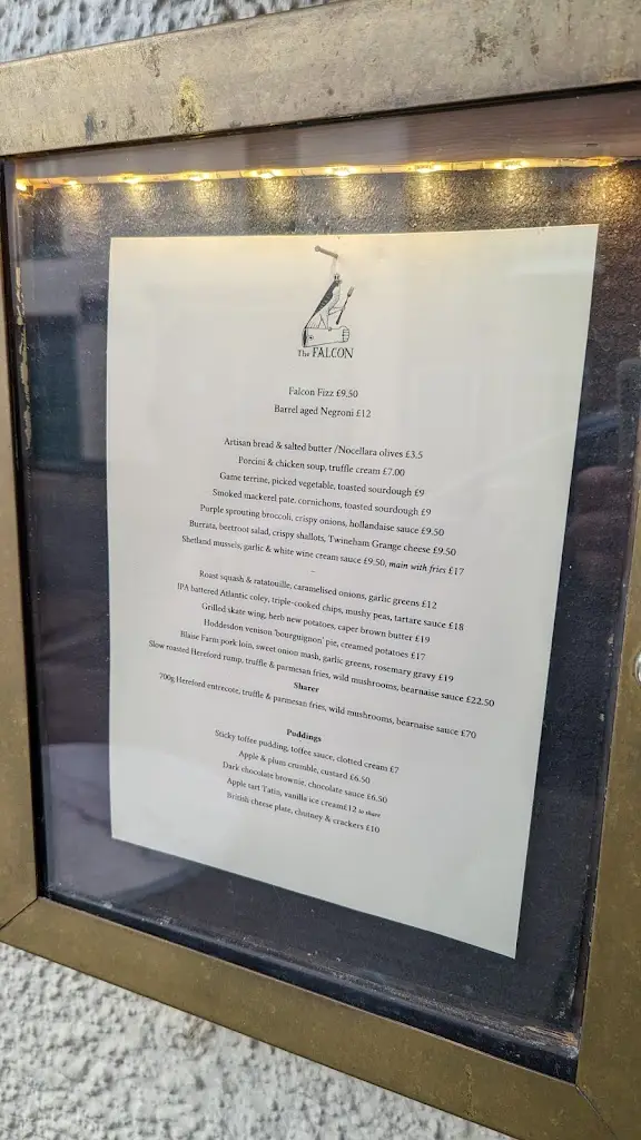 Menu_The Falcon Restaurant, Buntingford_Buntingford_image_3