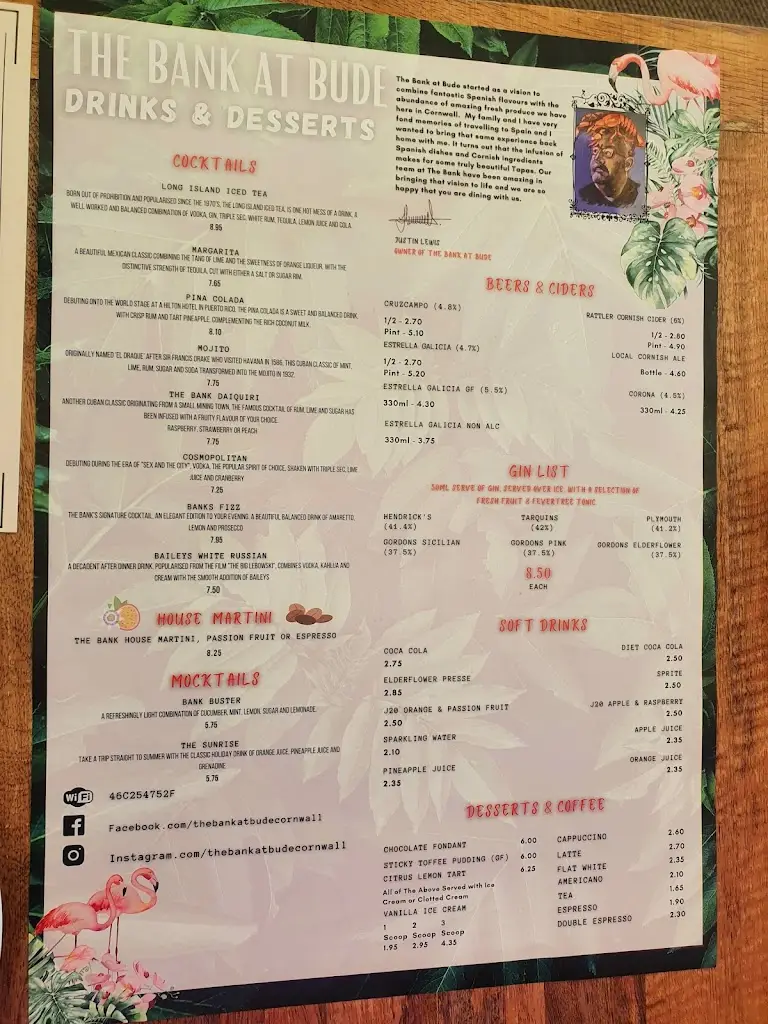 Menu_The Bank at Bude Tapas Restaurant_Bude_image_2