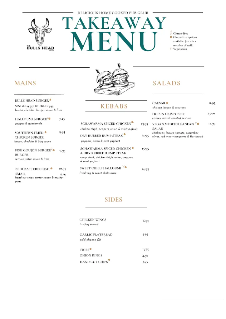 Menu_The Bulls Head Alton_Alton_image_1