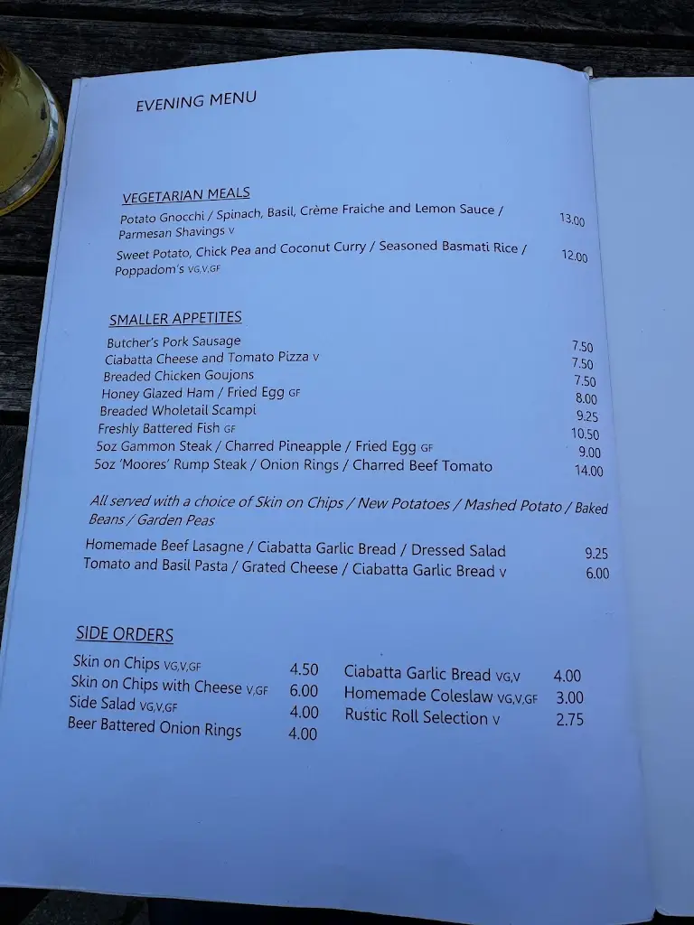 Menu_The Brendon Arms_Bude_image_1