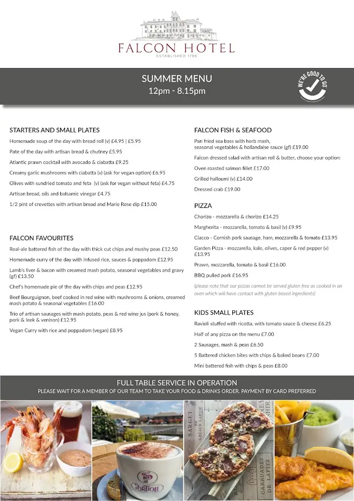 Menu_The Coachman's Bar & Grill_Bude_image_1