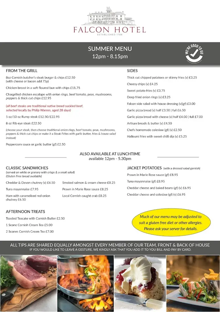 Menu_The Coachman's Bar & Grill_Bude_image_2