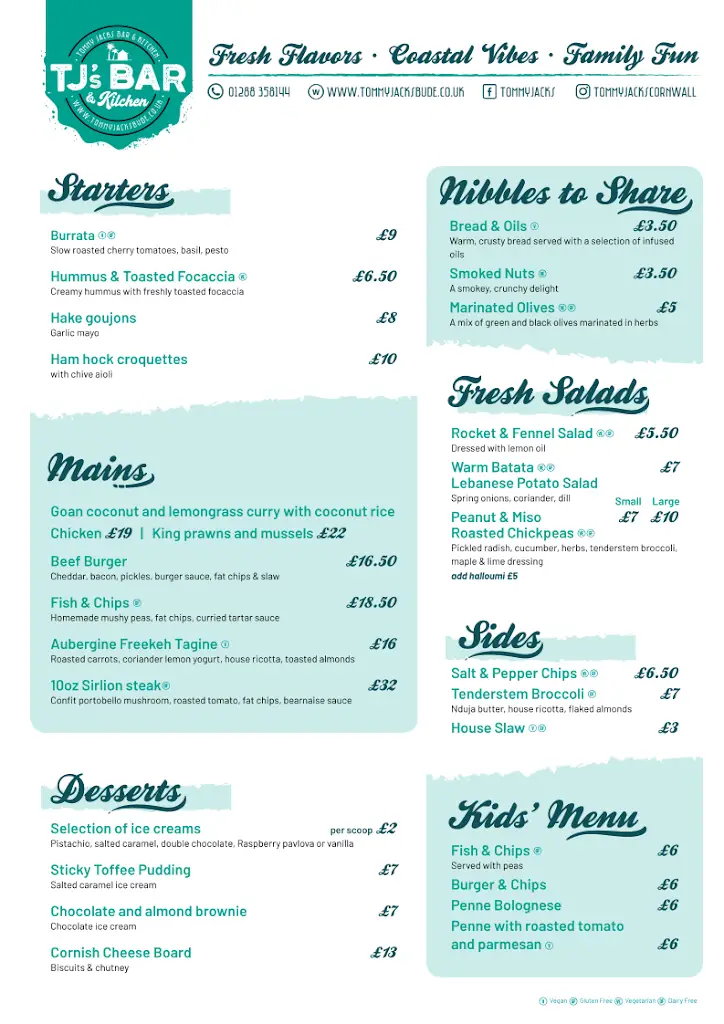 Menu_TJ's Bar and Kitchen_Bude_image_1