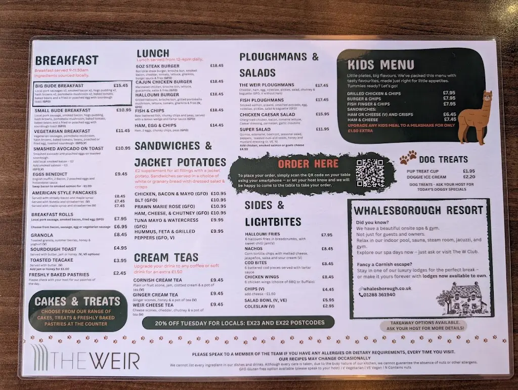 Menu_The Weir Bistro_Bude_image_3