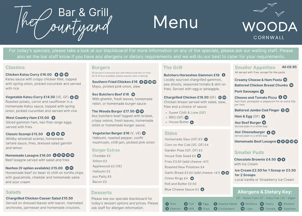 Menu_The Yard - Bar & Kitchen at Wooda_Bude_image_1