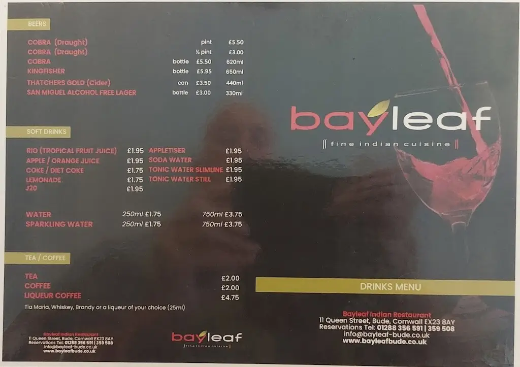 Menu_Bayleaf Fine Indian Cuisine_Bude_image_1