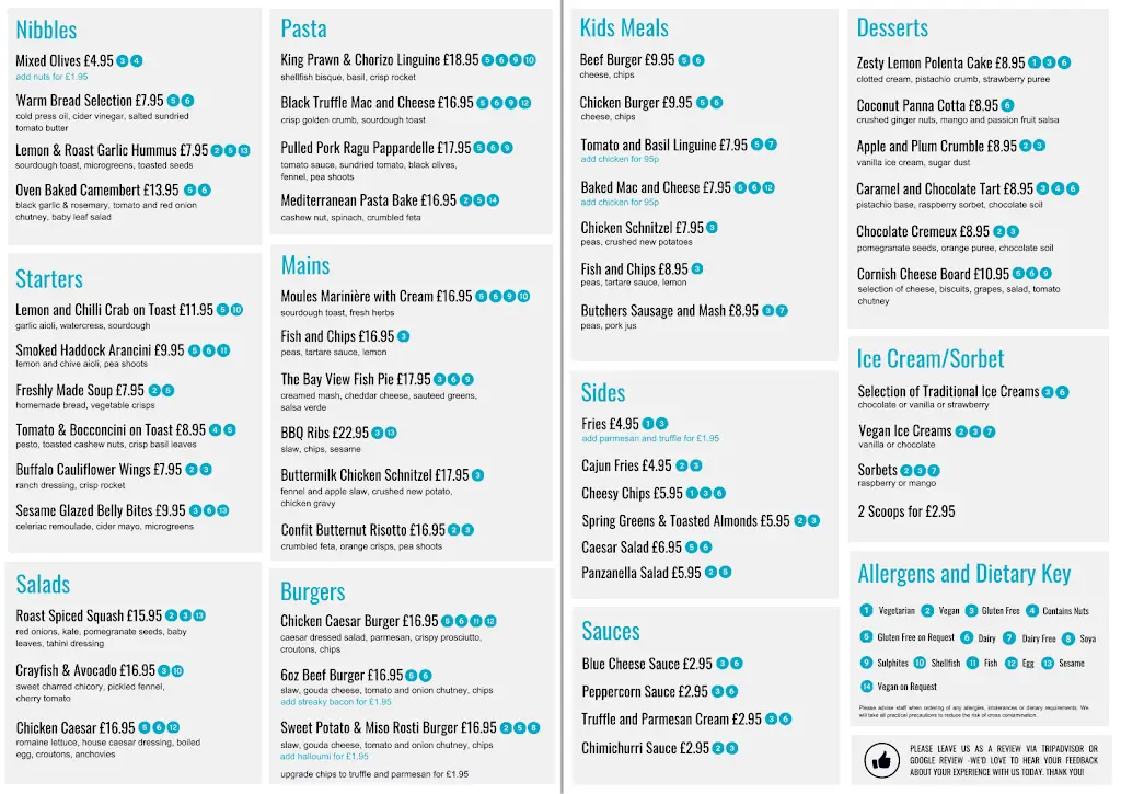 Menu_Bay View Inn_Bude_image_1