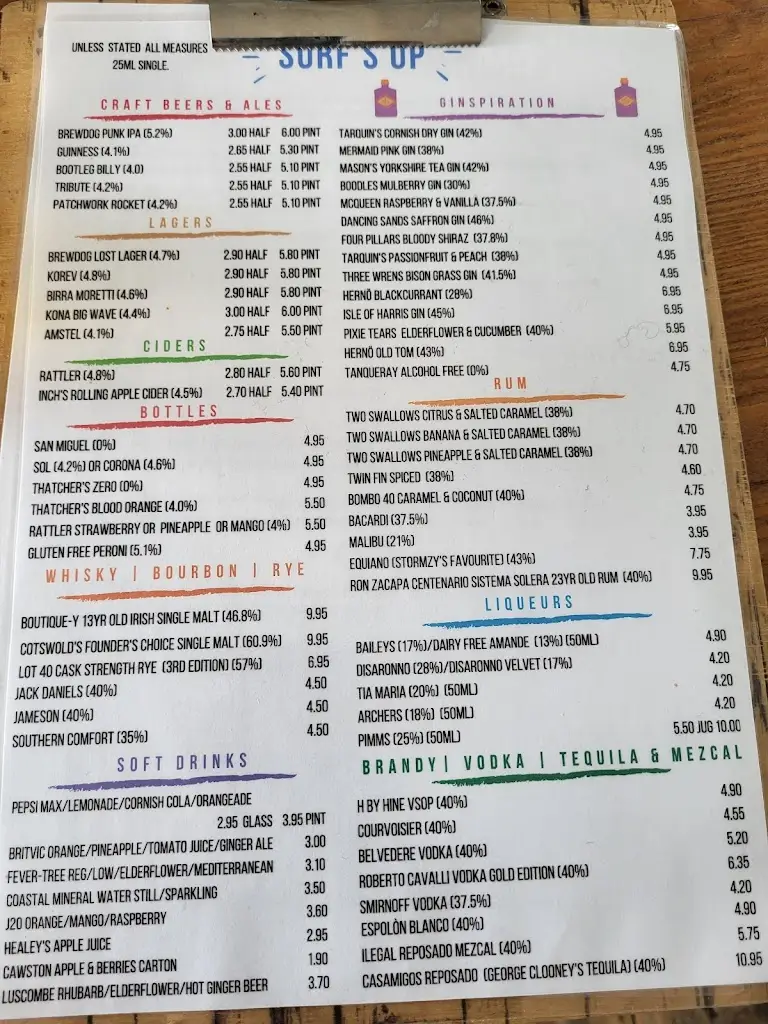 Menu_Bay View Inn_Bude_image_2