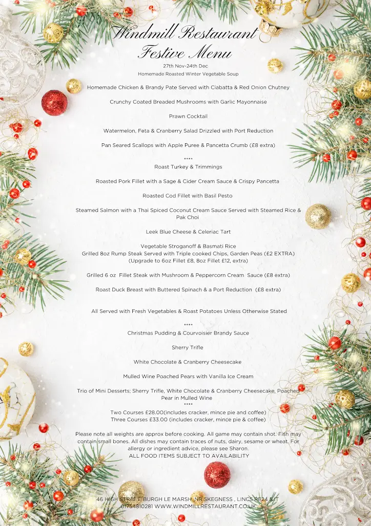 Menu_Windmill Restaurant_Burgh le Marsh_image_4