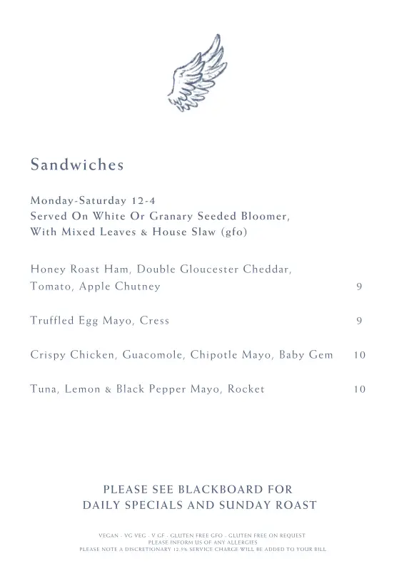 Menu_The Angel at Burford_Burford_image_2