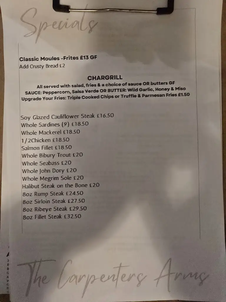 Menu_The Carpenters Arms_Burford_image_2