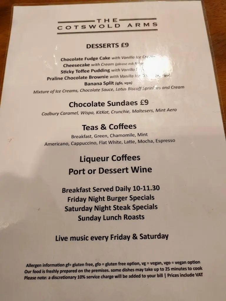 Menu_The Cotswold Arms_Burford_image_2