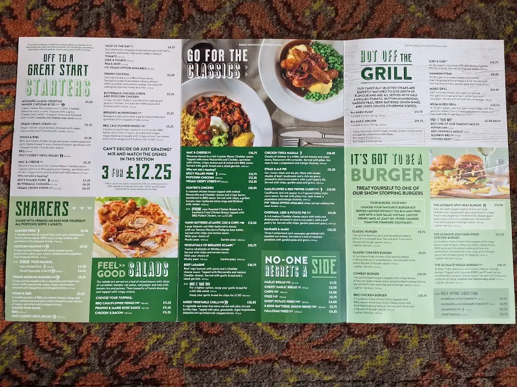 Menu_Corner House_Bulkington_image_1