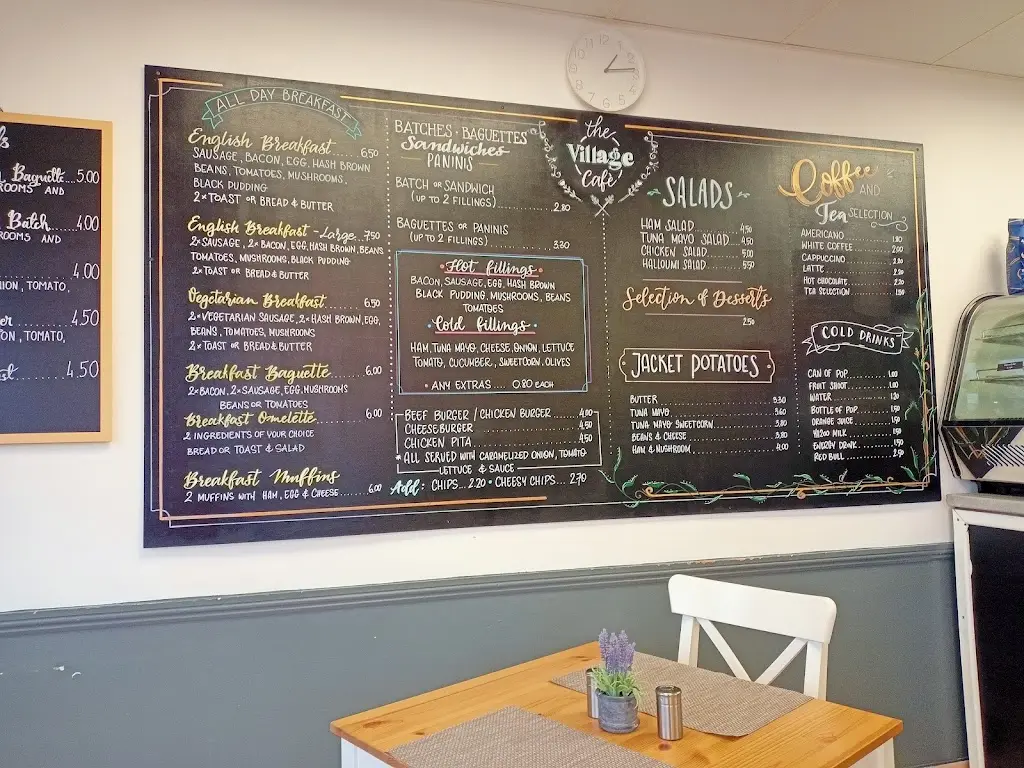 Menu_The Village Cafe Bulkington_Bulkington_image_1