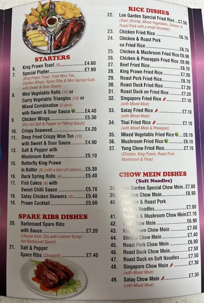 Menu_Lee Gardens_Bulkington_image_1