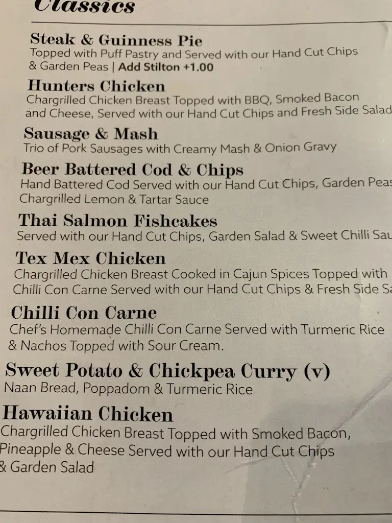 Menu_The Old Crown_Bulkington_image_3