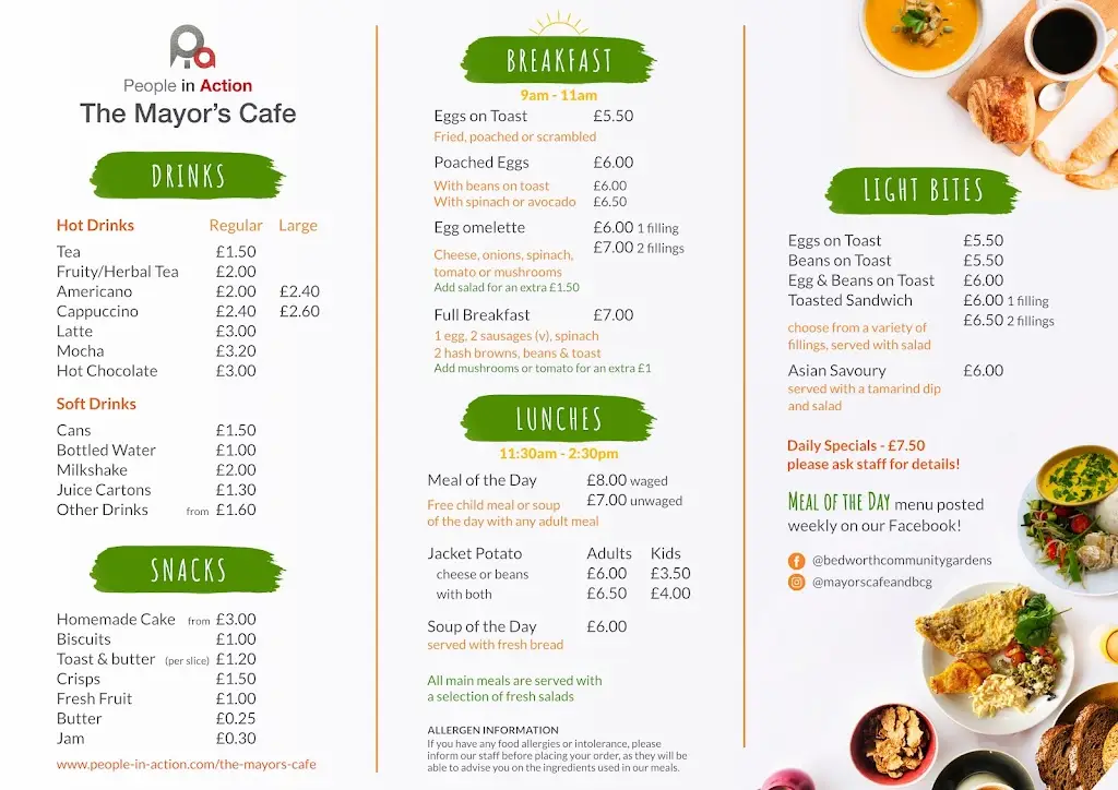 Menu_The Mayor's Cafe_Bulkington_image_1