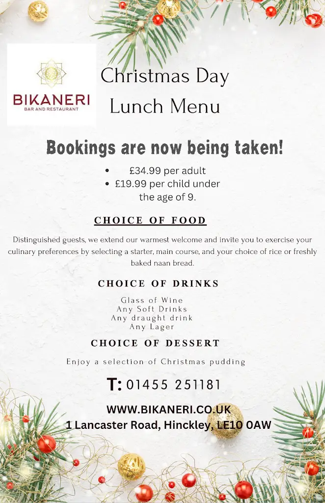 Menu_Bikaneri Bar & Restaurant_Burbage_image_1