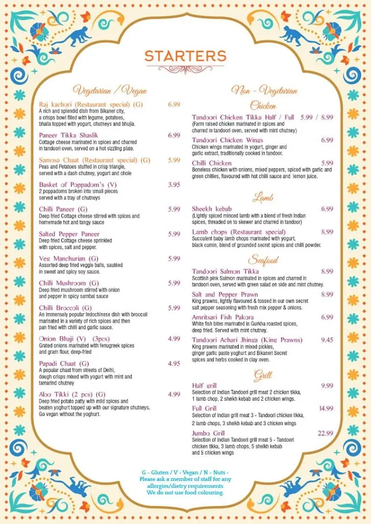 Menu_Bikaneri Bar & Restaurant_Burbage_image_4